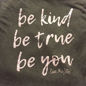 Olive green inspirational shirt